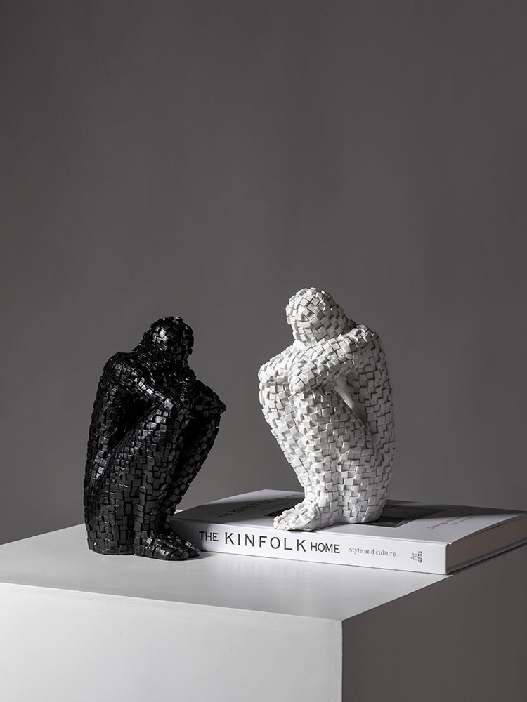 Nordic Style Simple Art Abstract Figure Decoration Creative And Slightly Luxury Hallway Home Decoration Room Handicraft Equipment Ornaments