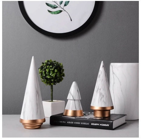 Light luxury Christmas tree fashion decoration ceramic