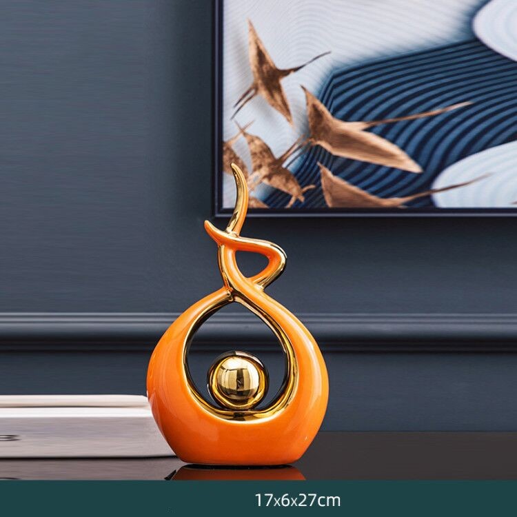 Luxury ornaments living room wine cabinet decoration