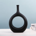 Simple And Special-Shaped Ceramic Vase Flower Arrangement Light Luxury Modern Home Decoration