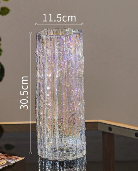 Glass Transparent Light Luxury High-grade Vase Decoration