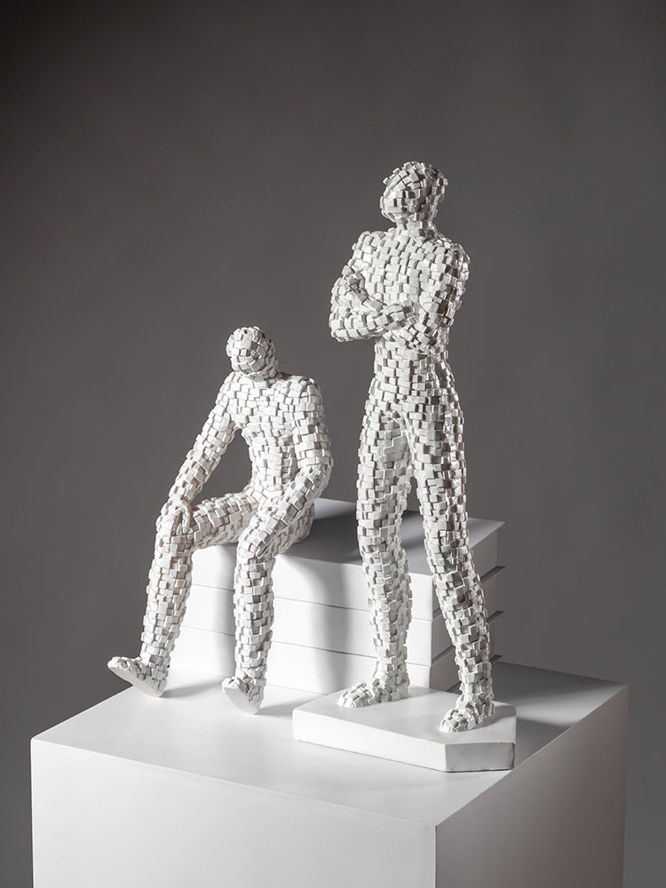 Nordic Style Simple Art Abstract Figure Decoration Creative And Slightly Luxury Hallway Home Decoration Room Handicraft Equipment Ornaments