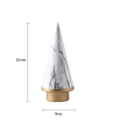 Light luxury Christmas tree fashion decoration ceramic