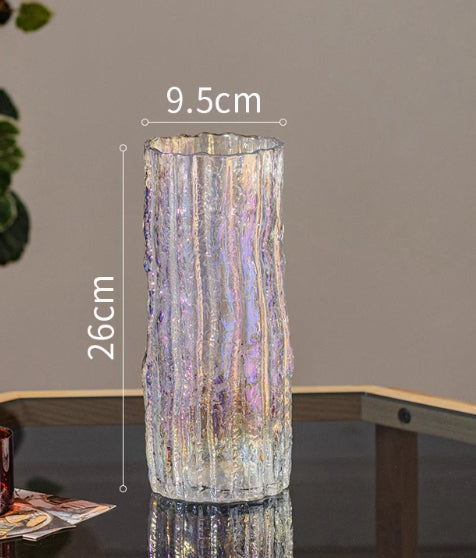 Glass Transparent Light Luxury High-grade Vase Decoration
