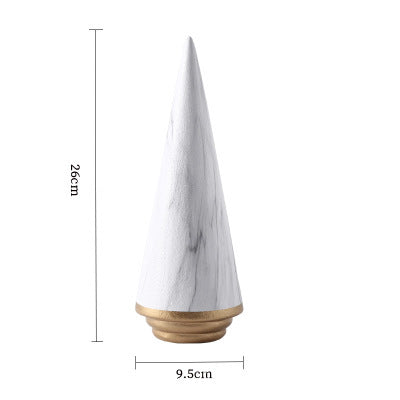 Light luxury Christmas tree fashion decoration ceramic