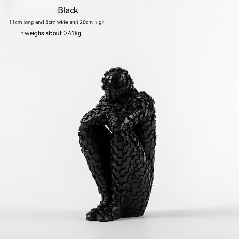 Nordic Style Simple Art Abstract Figure Decoration Creative And Slightly Luxury Hallway Home Decoration Room Handicraft Equipment Ornaments