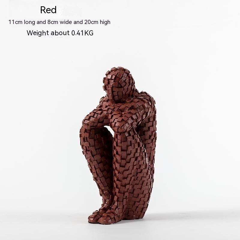 Nordic Style Simple Art Abstract Figure Decoration Creative And Slightly Luxury Hallway Home Decoration Room Handicraft Equipment Ornaments