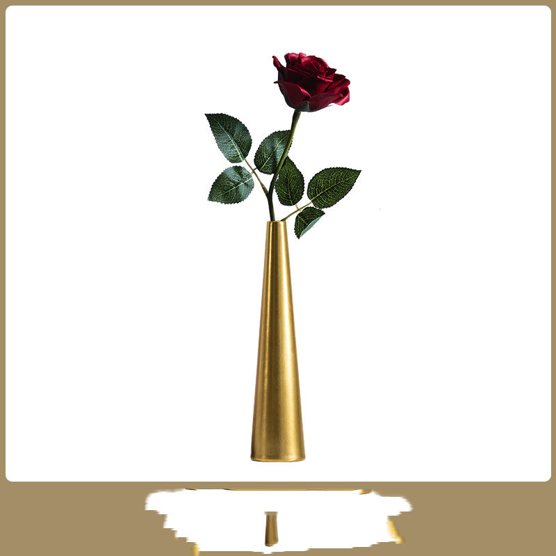 Light Luxury Golden Ceramic Vase Decoration Ideas