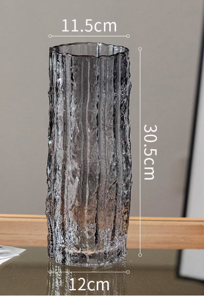 Glass Transparent Light Luxury High-grade Vase Decoration