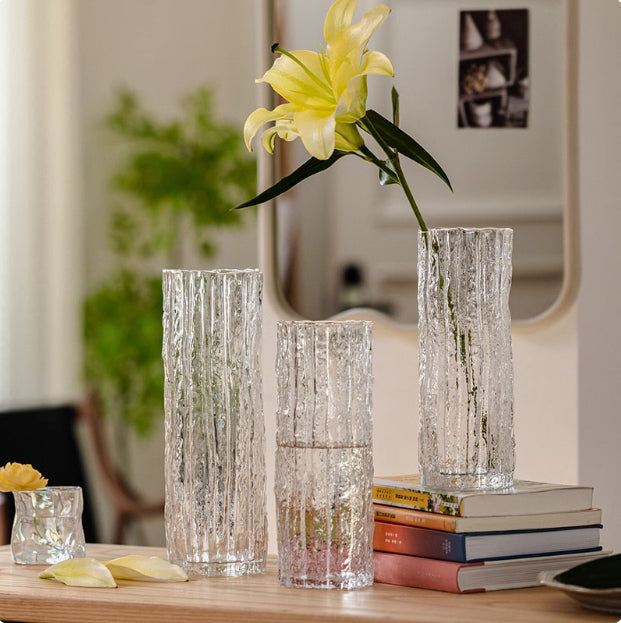 Glass Transparent Light Luxury High-grade Vase Decoration