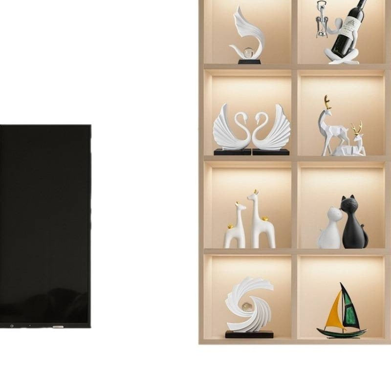 Light Luxury Wine Cabinet Display TV Cabinet Artist Home Decoration Office Thriving Living Room Feeling