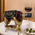 Creative And Slightly Luxury High-end Living Room Home Crab Wine Rack Decoration