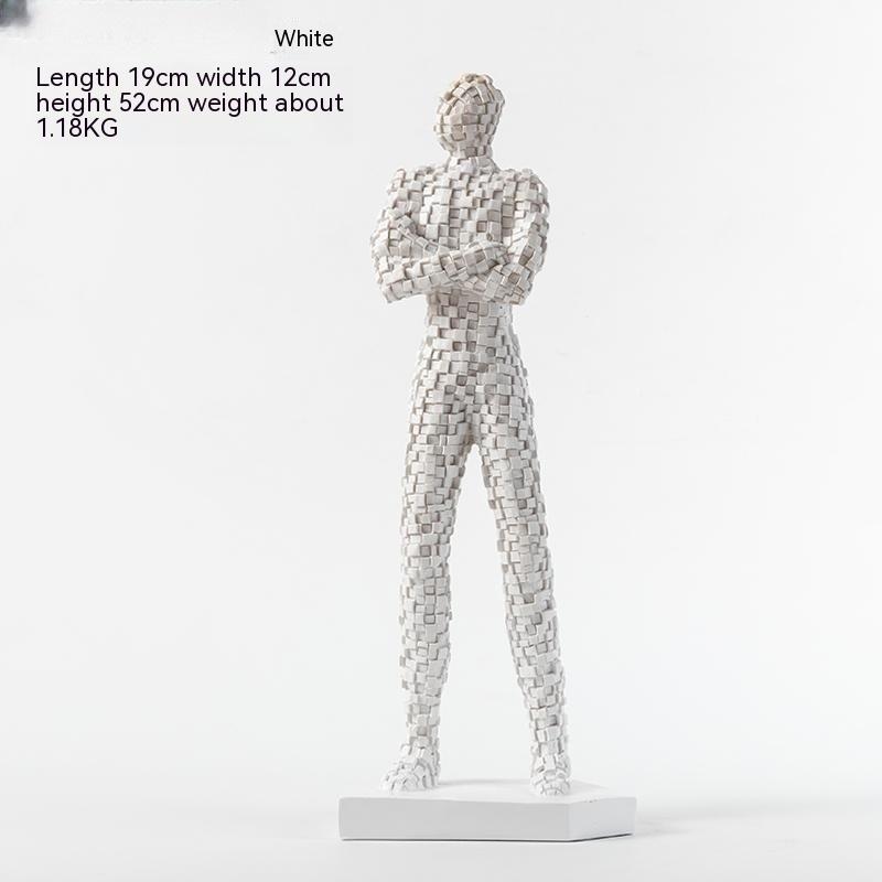 Nordic Style Simple Art Abstract Figure Decoration Creative And Slightly Luxury Hallway Home Decoration Room Handicraft Equipment Ornaments