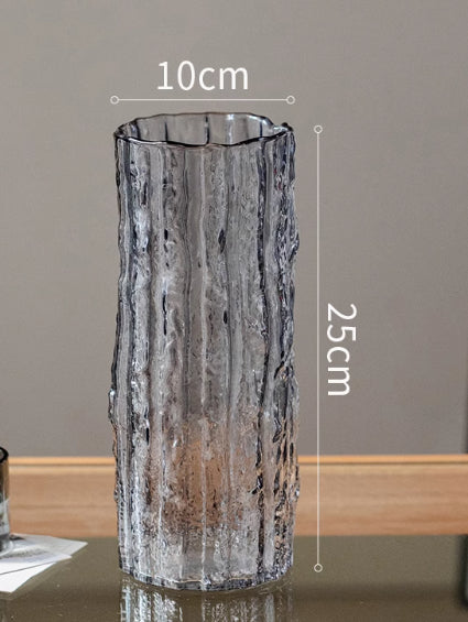 Glass Transparent Light Luxury High-grade Vase Decoration