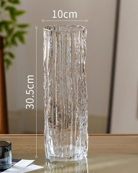 Glass Transparent Light Luxury High-grade Vase Decoration