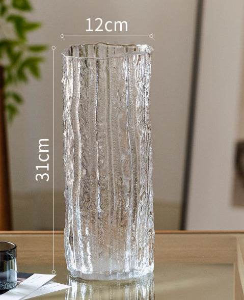 Glass Transparent Light Luxury High-grade Vase Decoration