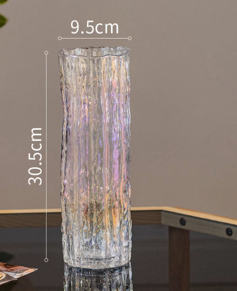 Glass Transparent Light Luxury High-grade Vase Decoration