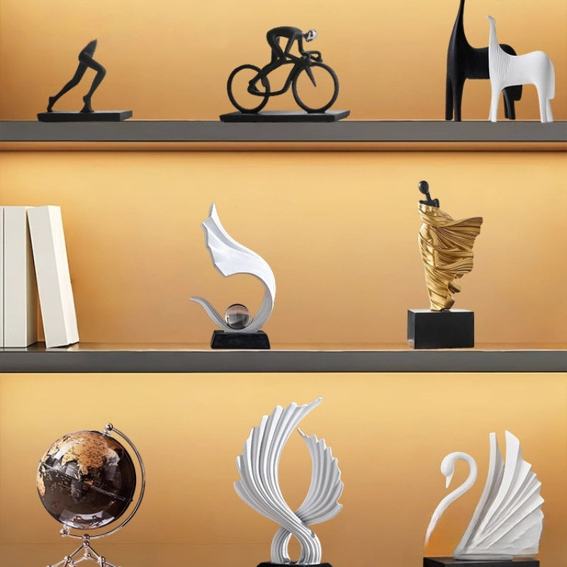 Light Luxury Wine Cabinet Display TV Cabinet Artist Home Decoration Office Thriving Living Room Feeling