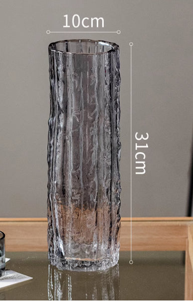 Glass Transparent Light Luxury High-grade Vase Decoration