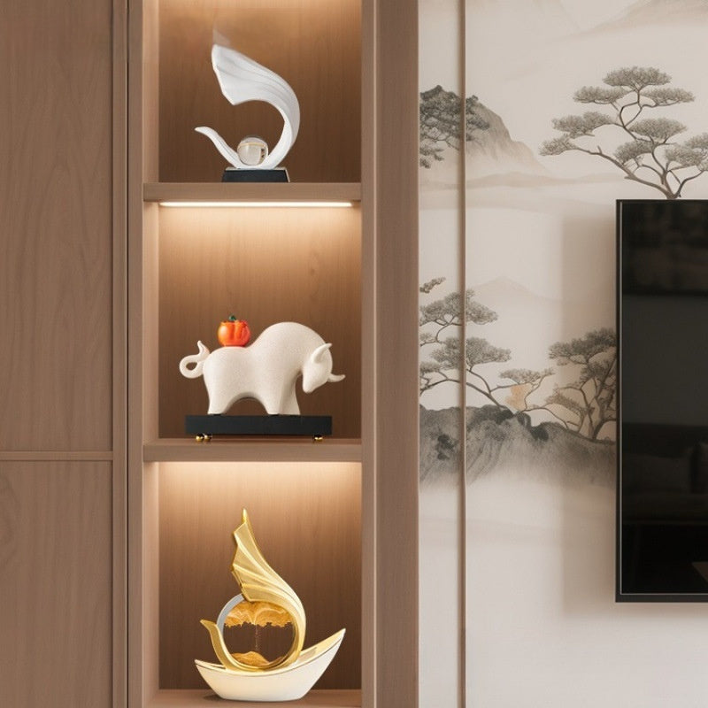 Light Luxury Wine Cabinet Display TV Cabinet Artist Home Decoration Office Thriving Living Room Feeling